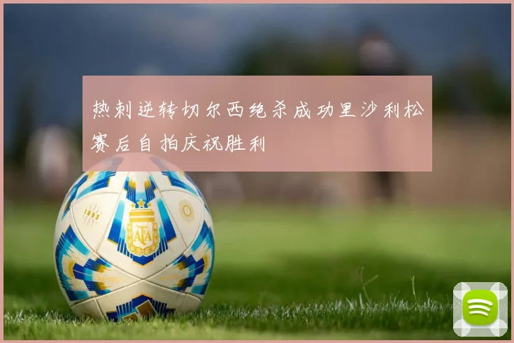 热刺逆转切尔西绝杀成功里沙利松赛后自拍庆祝胜利